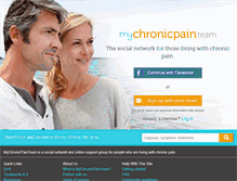 Tablet Screenshot of mychronicpainteam.com